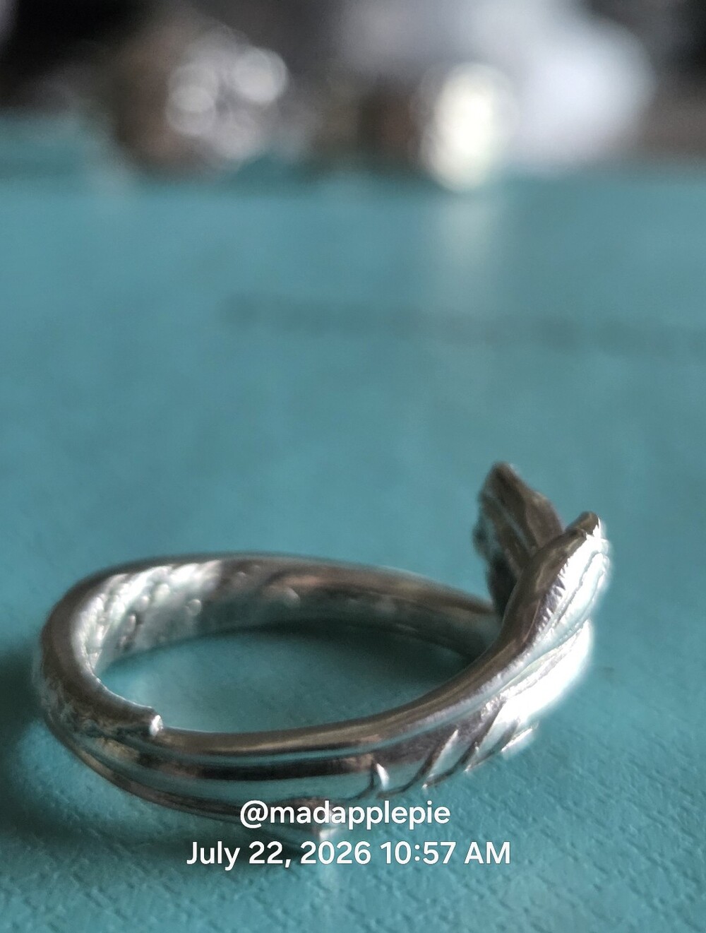 1885 Tiffany & Co Marigold (Tulip) Spoon Ring In Sterling  Luxury Minimalist #98 - Picture 5 of 14